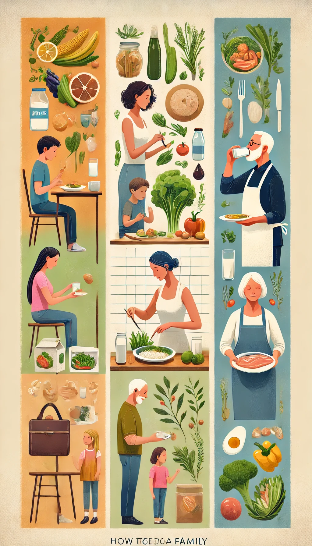 一家老小怎么吃？从3岁到80岁的健康饮食指南